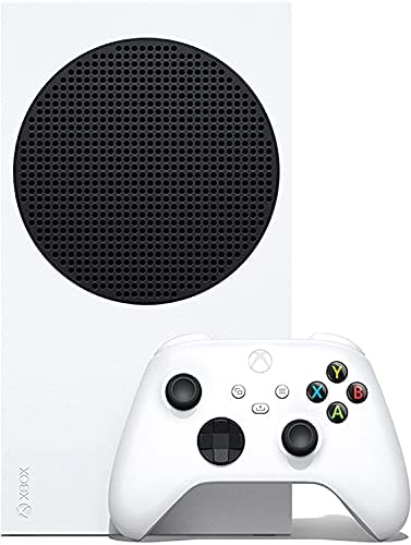 Microsoft Xbox Series S 512GB Game All-Digital Console, Xbox Wireless Controller, 10GB GDDR6 RAM, 8X Core Custom Zen 2 CPU, 1440p Gaming, 4K Streaming Media Playback, 120 FPS, HDMI Cable (Renewed)