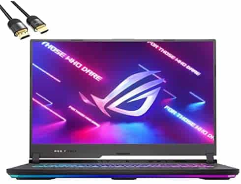 ROG Strix G17 Gaming Laptop, 17.3″ FHD 144Hz 3ms, AMD 8-Core Ryzen 7 4800H (Beat i5-11600), GeForce RTX 3060 6GB, 16GB 3200MHz RAM, 1TB PCIe SSD, USB-C, HDMI, RJ45, WiFi 6, RGB, Win 10