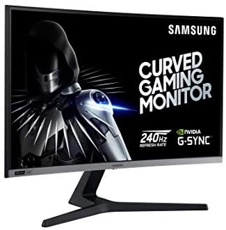 SAMSUNG 27-Inch CRG5 240Hz Curved Gaming Monitor (LC27RG50FQNXZA) – Computer Monitor, 1920 x 1080p Resolution, 4ms Response Time, G-Sync Compatible, HDMI,Black