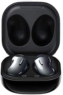 SAMSUNG Galaxy Buds Live True Wireless Earbuds US Version Active Noise Cancelling Wireless Charging Case Included, Mystic Black