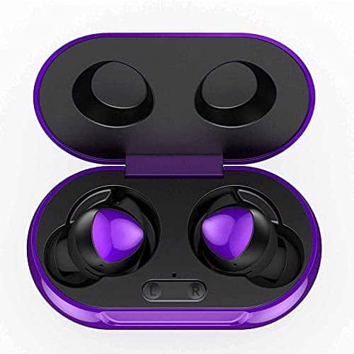 Urbanx Street Buds Plus True Bluetooth Earbud Headphones for Samsung Galaxy Tab Pro 8.4 – Wireless Earbuds w/Active Noise Cancelling – Purple (US Version with Warranty)