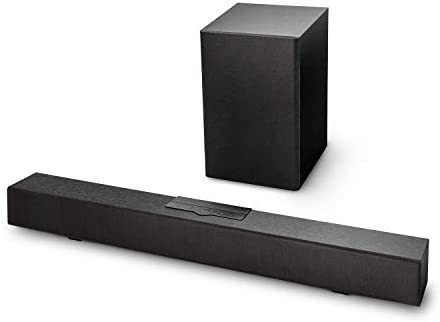 atune analog TV Wired Wireless Sound Bar, Bluetooth 5.0 Soundbar with Wireless Subwoofer, Compatible with 2.1 Channel Dolby Digital – 30In