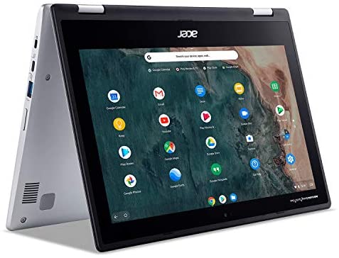 Acer Chromebook Spin 311 Convertible Laptop, Intel Celeron N4020, 11.6″ HD Touch, 4GB LPDDR4, 32GB eMMC, Gigabit Wi-Fi 5, Bluetooth 5.0, Google Chrome, CP311-2H-C679