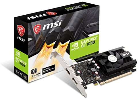 MSI GT 1030 2GD4 LP OC Computer Graphics Cards