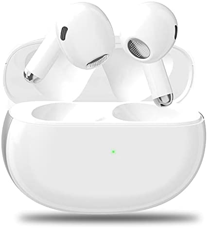 Wireless Earbuds,Bluetooth 5.2 Touch Control Built in Mic Ear Buds Noise Cancelling Air Buds Headphones with 48Hrs Charging Case Waterproof Deep Bass Headset for iPhone Samsung Android in-Ear Earbuds