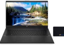 2021 Newest HP 17z Laptop, 17.3″ HD+ Screen, AMD Athlon Gold 3150U Processor, 16GB DDR4 RAM, 1TB PCIe NVMe M.2 SSD, Wi-Fi, Webcam, Zoom Meeting, Windows 10 Home, Black