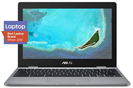 ASUS Chromebook C223 11.6″ HD Chromebook Laptop, Intel Dual-Core Celeron N3350 Processor (up to 2.4GHz), 4GB RAM, 32GB eMMC Storage, Premium Design, Grey, C223NA-DH02