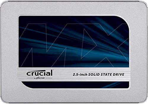 Crucial MX500 500GB 3D NAND SATA 2.5 Inch Internal SSD, up to 560MB/s – CT500MX500SSD1(Z)