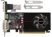 SAPLOS GeForce GT 730 Graphics Card,4GB,DDR3,128-Bits,PCI Express 2.0 x16, DirectX 11,DVI-I/HDMI/VGA, Computer GPU,Desktop Video Card for Gaming PC