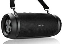 TREBLAB HD-Max – Big Loud Bluetooth Speaker – 50W, 20H Battery, Powerbank, TWS, IPX6 Waterproof | Loud Portable Speaker with Deep Bass | Wireless Outdoor Speakers w/Type-C Connector & Carrying Strap