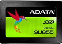 ADATA SU655 240GB 3D NAND 2.5 inch SATA III High Speed Read up to 520MB/s Internal SSD (ASU655SS-240GT-C)