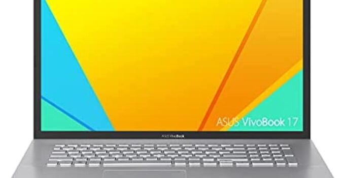 ASUS VivoBook 17 K712EA Thin and Light Laptop, 17.3” FHD Display, Intel Core i7-1165G7, 16GB DDR4 RAM, 1TB PCIe SSD, Windows 10 Home, Fingerprint, Transparent Silver, K712EA-DS76