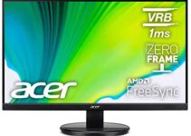Acer K242HYL Hbi 23.8” Full HD (1920 x 1080) Monitor with AMD Radeon FreeSync Technology, 75Hz, 1ms (VRB) (HDMI Port 1.4 & VGA Port) Black