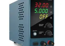 Adjustable DC Power Supply (0-30 V 0-5 A) with Output Enable/Disable Button HANMATEK HM305 Mini Variable Switching Digital Bench Power Supply