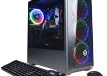 CYBERPOWERPC Gamer Xtreme VR Gaming PC, Intel Core i5-11400F 2.6GHz, 8GB DDR4, GeForce RTX 2060 6GB, 500GB NVMe SSD, WiFi Ready & Win 11 Home (GXiVR8060A11)