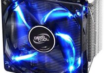 DEEPCOOL GAMMAXX400 CPU Air Cooler with 4 Heatpipes, 120mm PWM Fan and Blue LED for Intel/AMD CPUs (AM4 Compatible)