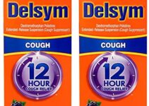 Delsym Adult 12 Hour Cough Relief Medicine, Powerful Cough Relief for 12 Good Hours, Cough Suppressing Liquid, #1 Pharmacist Recommended, Grape Flavor, 5 Fl Oz (Pack of 2)