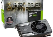 EVGA GeForce GTX 1060 SC GAMING, ACX 2.0 (Single Fan), 6GB GDDR5, DX12 OSD Support (PXOC), 06G-P4-6163-KR (Renewed)