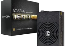 EVGA SuperNOVA 1600 G2 80+ GOLD, 1600W Fully Modular NVIDIA SLI and Crossfire Ready 10 Year Warranty Power Supply 120-G2-1600-X1