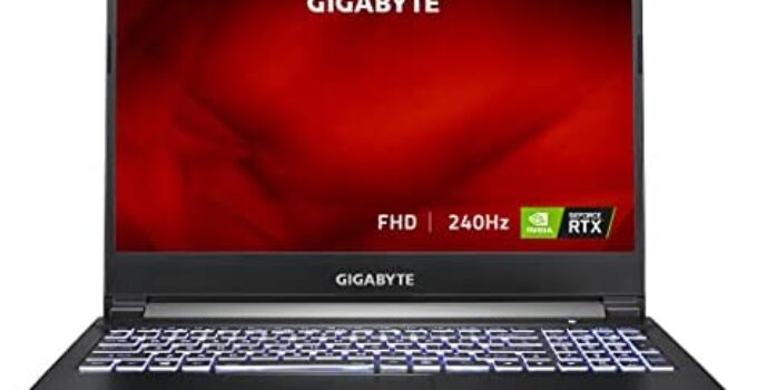 GIGABYTE A5 X1 – 15.6″ FHD IPS Anti-Glare 240Hz – AMD Ryzen™ 9 5900HX – NVIDIA GeForce RTX 3070 Laptop GPU 8 GB GDDR6 – 16 GB Memory – 512 GB PCIe SSD-Windows 10 Home-Gaming Laptop (A5 X1-CUS2130SH)