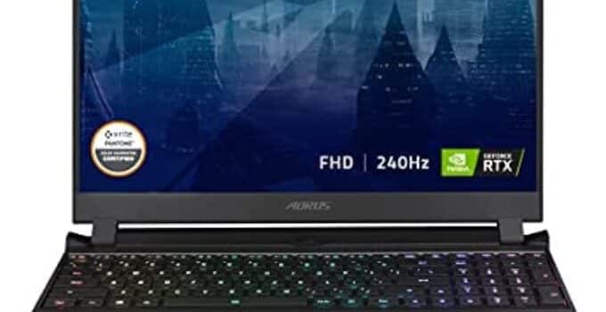 GIGABYTE AORUS 15P YD – 15.6″ FHD IPS Anti-Glare 240Hz, Intel Core i7, NVIDIA GeForce RTX 3080 Laptop GPU 16GB GDDR6, 32GB Memory, 1TB SSD, Win10 Home, Gaming Laptop (AORUS 15P YD-74US244SH)
