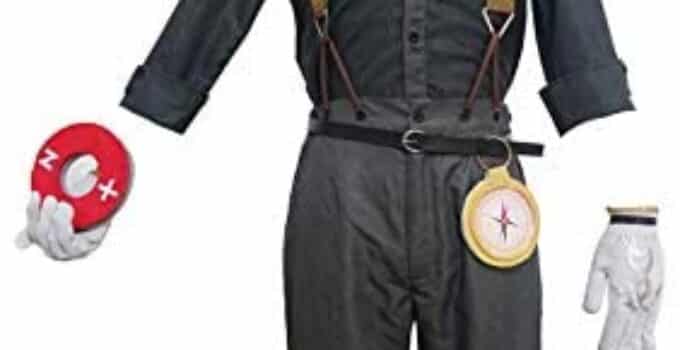 Game Identity V Cosplay Costumes Prospector Norton Campbell Black Uniforms Halloween Party