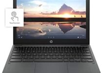 HP Chromebook 11-inch Laptop – MediaTek – MT8183 – 4 GB RAM – 32 GB eMMC Storage – 11.6-inch HD IPS Touchscreen – with Chrome OS™ – (11a-na0040nr, 2020 model, Ash Gray)