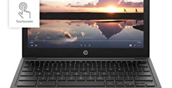 HP Chromebook 11-inch Laptop – MediaTek – MT8183 – 4 GB RAM – 32 GB eMMC Storage – 11.6-inch HD IPS Touchscreen – with Chrome OS™ – (11a-na0040nr, 2020 model, Ash Gray)