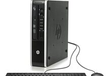HP Elite 8300 Ultra Small Slim Business Computer PC, 8GB RAM, 120GB SSD, Wi-Fi, Windows 10 Professional (Renewed)