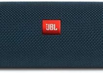 JBL Flip 5 Portable Bluetooth Speaker – Ocean Blue (JBLFLIP5BLUAM) (Renewed)