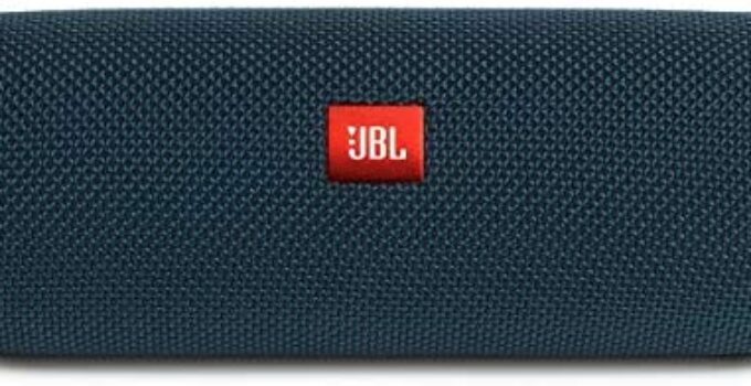 JBL Flip 5 Portable Bluetooth Speaker – Ocean Blue (JBLFLIP5BLUAM) (Renewed)