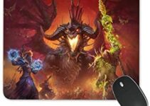 JNKPOAI World of Warcraft Mouse Pad Customized Rubber Mouse Pad Gaming Mouse Mat (World of Warcraft)