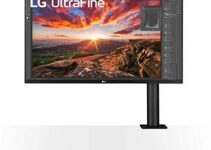 LG 32UN880-B 32″ UltraFine Display Ergo UHD 4K IPS Display with HDR 10 Compatibility and USB Type-C Connectivity, Black (Renewed)
