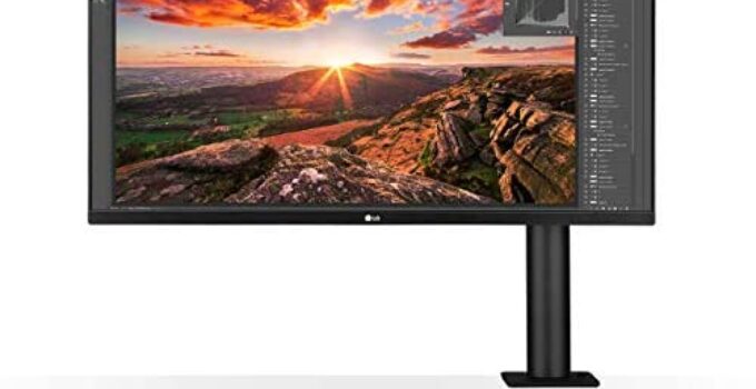 LG 32UN880-B 32″ UltraFine Display Ergo UHD 4K IPS Display with HDR 10 Compatibility and USB Type-C Connectivity, Black (Renewed)