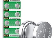 LiCB 10 Pack LR1130 AG10 Battery 1.5V Long-Lasting Alkaline Button Cell Batteries