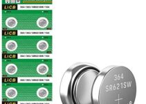 LiCB 10 Pack SR621SW 364 Watch Battery,Long-Lasting & Leak-Proof,High Capacity Silver Oxide 1.55V Button Cell Batteries for Watch