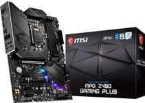MSI MPG Z490 Gaming Plus Gaming Motherboard (ATX, 10th Gen Intel Core, LGA 1200 Socket, DDR4, CF, Dual M.2 Slots, USB 3.2 Gen 2, 2.5G LAN, DP/HDMI, Mystic Light RGB)