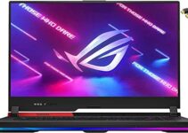 Newest ASUS ROG Strix G15 Gaming Laptop, 15.6” 300Hz IPS Type FHD Display, NVIDIA GeForce RTX 3070, AMD Ryzen R9-5900HX, 32GB DDR4 RAM, 2TB PCIe SSD, WiFi 6, Per-Key RGB Keyboard + HDMI Cable