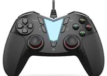 PC Steam Game Controller, IFYOO ONE Pro Wired USB Gaming Gamepad Joystick Compatible with Computer/Laptop(Windows 10/8/7/XP), Android(Phone/Tablet/TV/Box), PS3 – [Black]