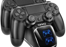 PS4 Controller Charger Dock Station, OIVO Playstation 4 PS4 Controller Charging Dock Station Upgraded 1.8-Hours Charging Chip, Charging Dock Station Replacement for PS4 Dualshock 4 Controller Charger