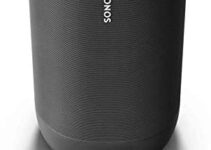 Sonos Move – Battery-powered Smart Speaker, Wi-Fi and Bluetooth with Alexa built-in – Black​​​​​​​