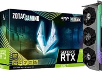 ZOTAC GAMING GeForce RTX™ 3080 Ti AMP Holo 12GB GDDR6X 384-bit 19 Gbps PCIE 4.0 Gaming Graphics Card, HoloBlack, IceStorm 2.0 Advanced Cooling, SPECTRA 2.0 RGB Lighting, ZT-A30810F