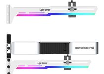 novonest GPU Holder,Addressable RGB Computer Graphics Support,LED Graphics GPU Support Custom Desktop Computer Graphics Support,G276WTARGB