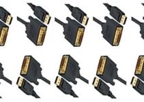 10 pack, 10 Feet DisplayPort to DVI Video Cable, DisplayPort Male to DVI Male, CNE461750