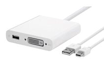 Mini DisplayPort to Dual-Link DVI Adapter White – USB Supported – 2560X1600 DVI Adapter for 30-inch Apple Cinema Display HD