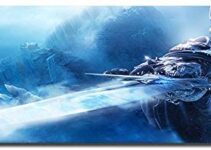 Mouse Pad，Professional Large Gaming Mouse Pad, World of Warcraft Mouse Pad,Extended Size Desk Mat Non-Slip Rubber Mouse Mat (2, 800 x 300 x3 mm / 31.5 x 11.8 x 0.12 inch)