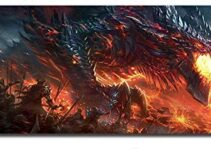 Mouse Pad，Professional Large Gaming Mouse Pad, World of Warcraft Mouse Pad,Extended Size Desk Mat Non-Slip Rubber Mouse Mat (4, 800 x 300 x3 mm / 31.5 x 11.8 x 0.12 inch)