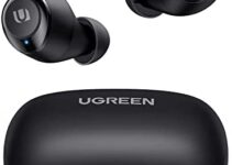 UGREEN HiTune Wireless Earbuds Bluetooth 5.0, Wireless Earphones with Built-in Mic, CVC 8.0 Noise Cancelling True Wireless Earbuds, Aptx HiFi Stereo Bluetooth Earbuds with Deep Bass, Touch Control
