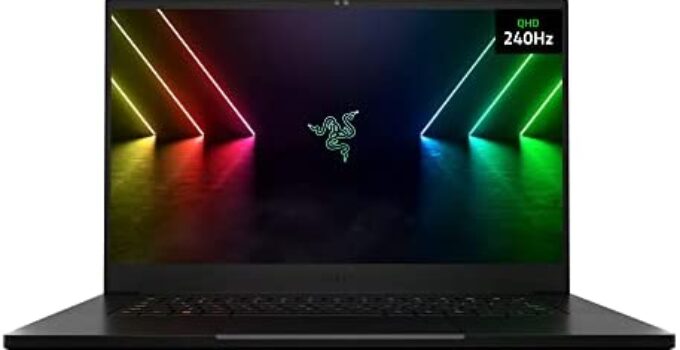 Razer Blade 15 Gaming Laptop: NVIDIA GeForce RTX 3080 Ti – 12th Gen Intel 14-Core i7 CPU – 15.6” QHD 240Hz – 32GB DDR5 RAM, 1TB PCIe SSD – Windows 11 – CNC Aluminum – Chroma RGB – Thunderbolt 4