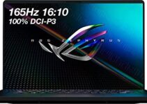 ASUS ROG Zephyrus M16 16″ WQXGA 165Hz Gaming Notebook Computer, Intel Core i9-11900H 2.5GHz, 16GB RAM, 1TB SSD, NVIDIA GeForce RTX 3060 6GB, Windows 10 Home, Free Upgrade to Windows 11, Off Black